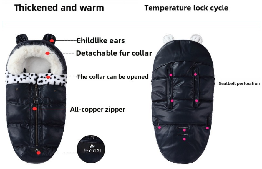 Chancelière poussette hiver | Novalight™