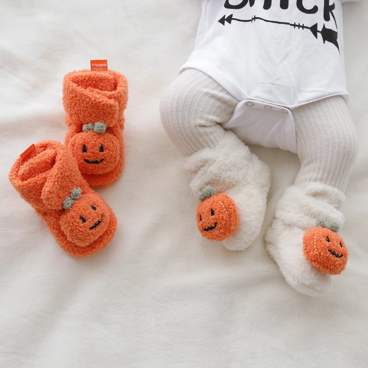Chaussures Premier Pas Halloween | Citrouille Douillet