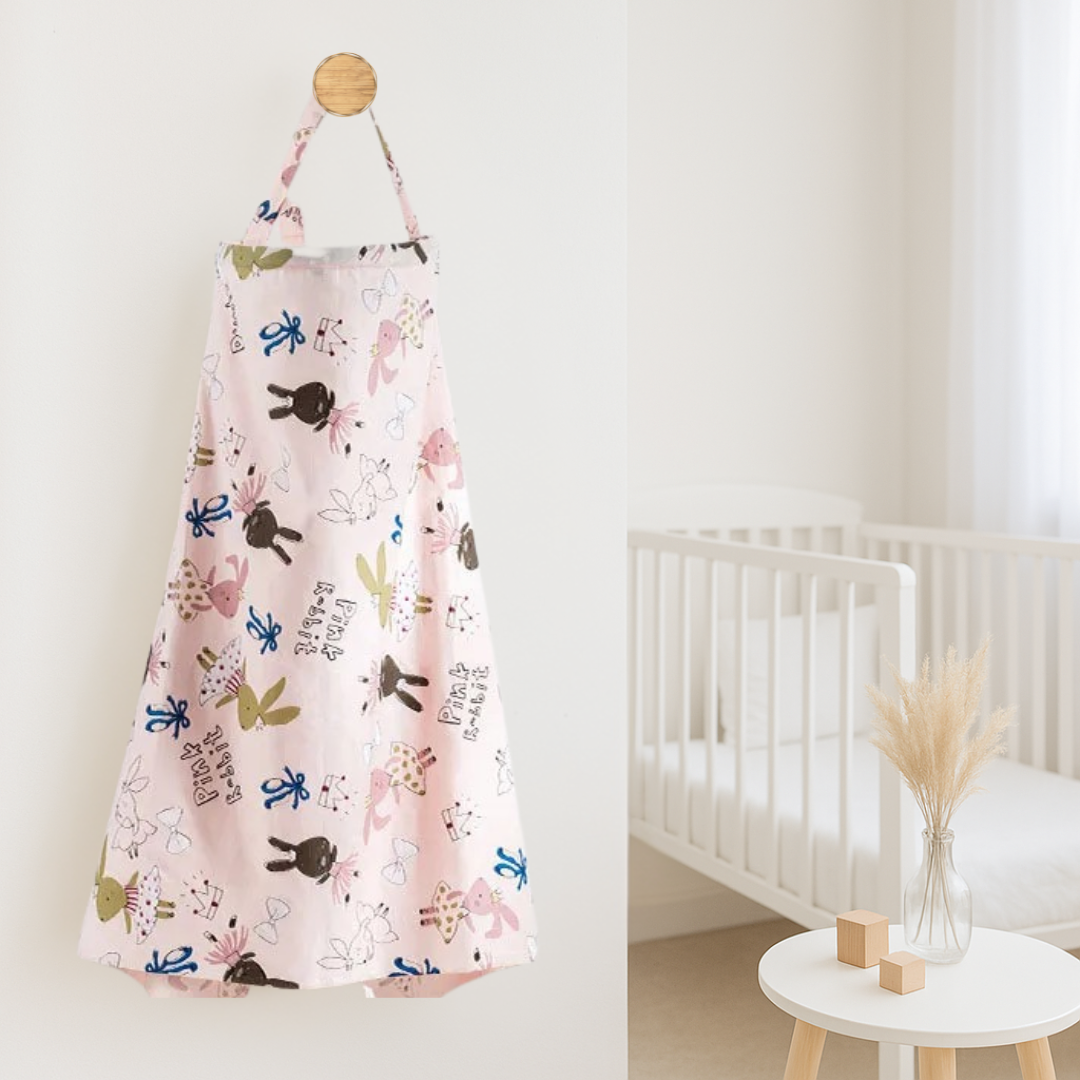 cape-d-allaitement-motif-lapin-mystere