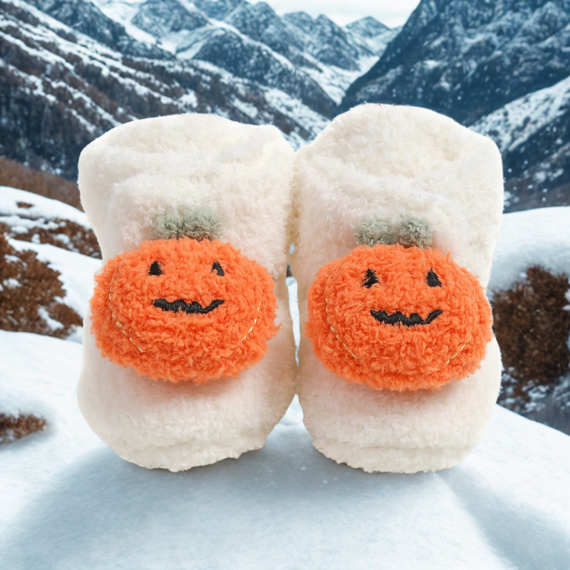 Chaussures Premier Pas Halloween | Citrouille Douillet