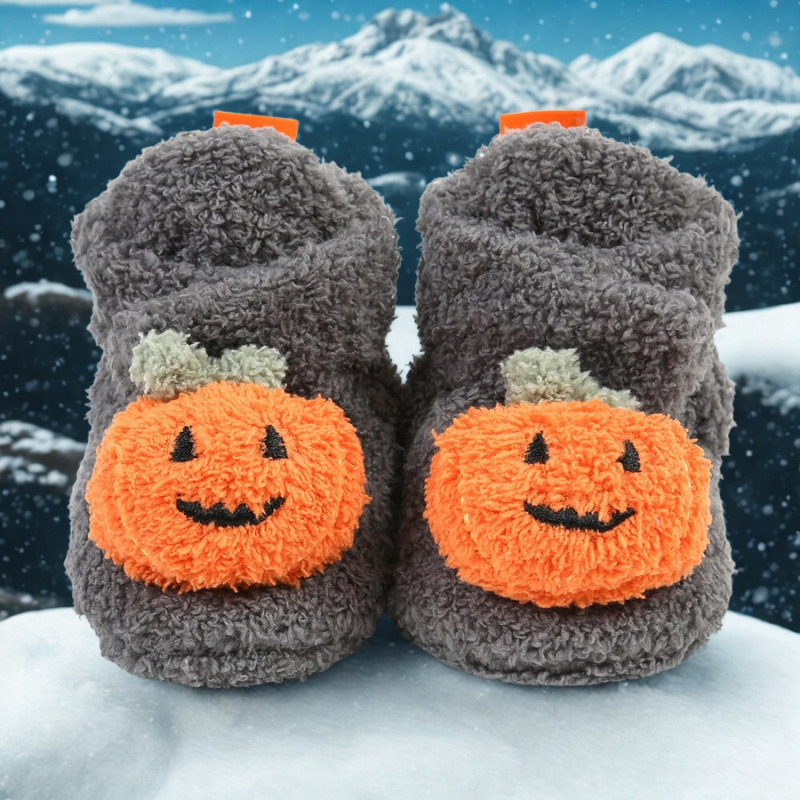 Chaussures Premier Pas Halloween | Citrouille Douillet