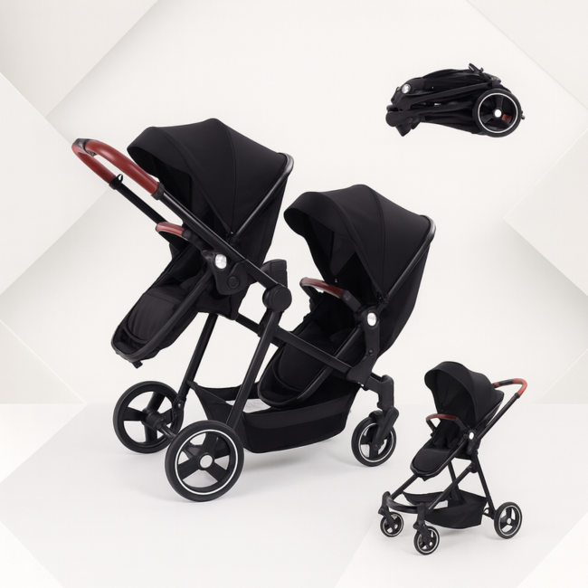 double-poussette-design-moderne