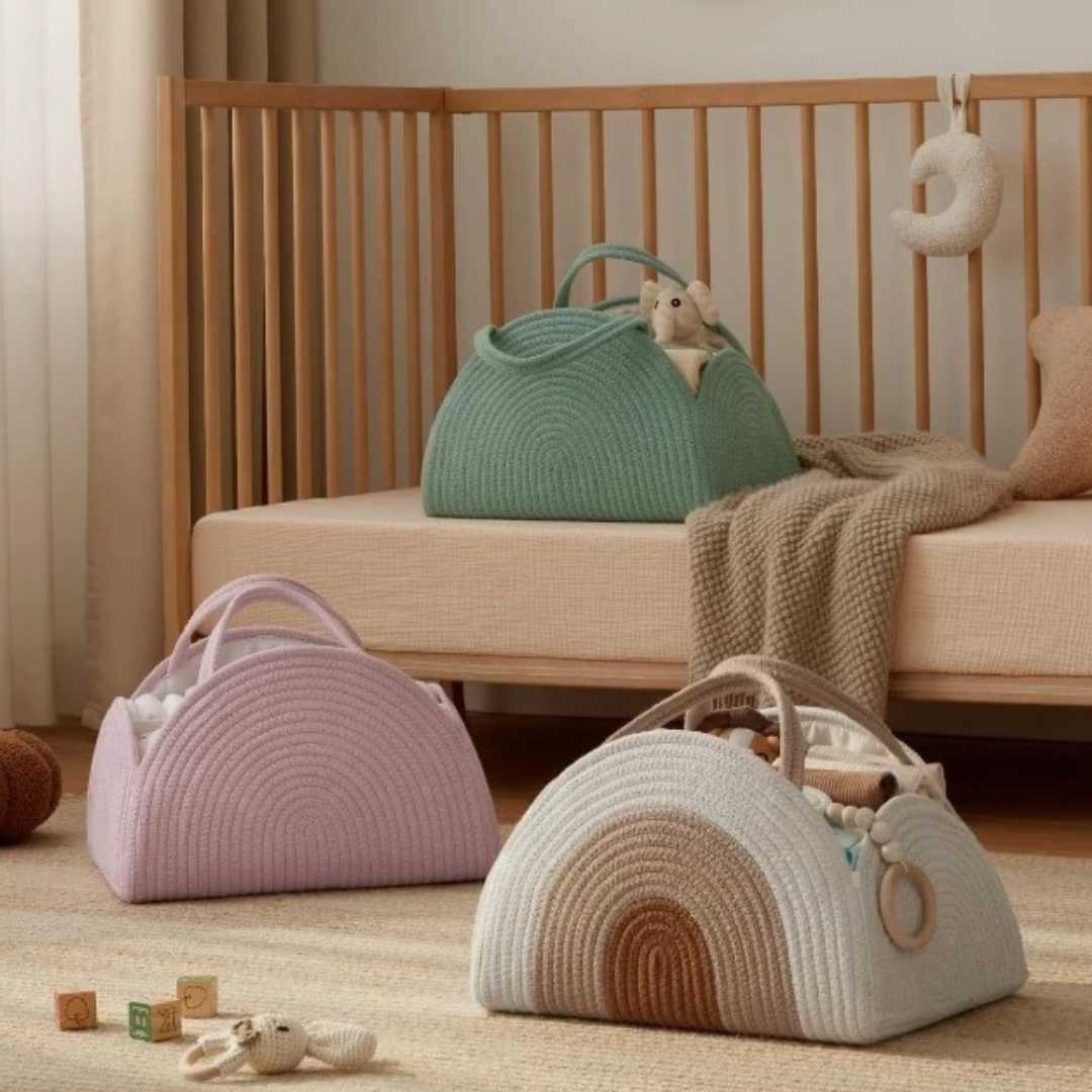Panier A Langer Fait A La Main | Manille™