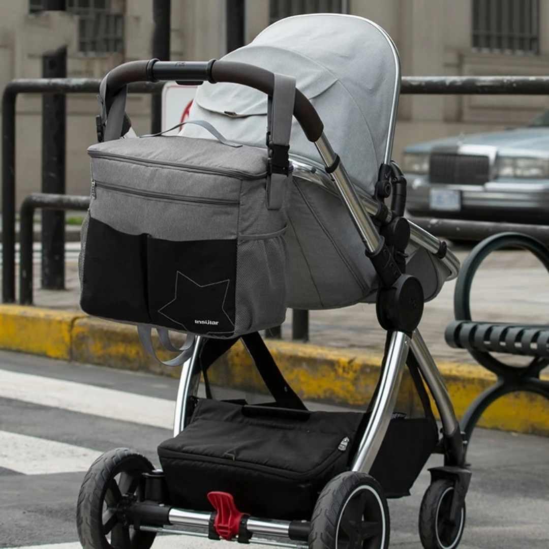 SAC A LANGER NOIR ET GRIS PRATIQUE | FREEMOMâą