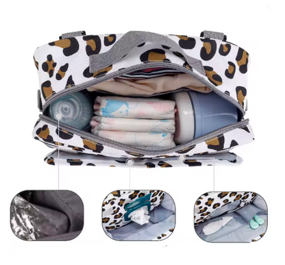 Petit sac à langer poussette léopard | Tacha ™