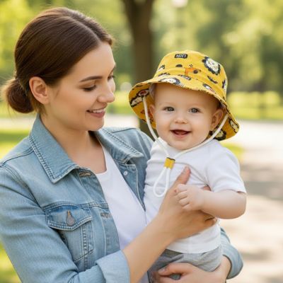 Chapeau-bebe-jaune-joli