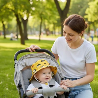 Chapeau-bebe-jaune-lion-joli