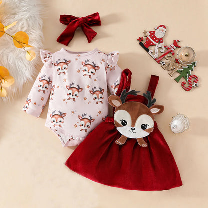 TENUE NOEL POUR BEBE FILLE | Chic&Charm