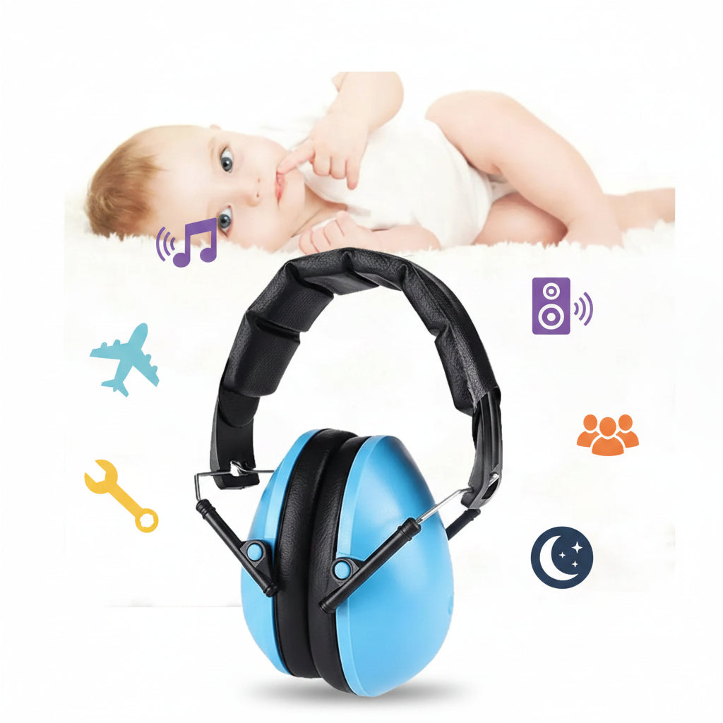 Casque anti bruit bébé pliable | Douci™