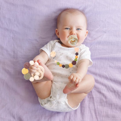 Attache tétine amusante