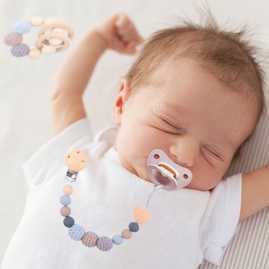 Attache tétine saine pour bebe