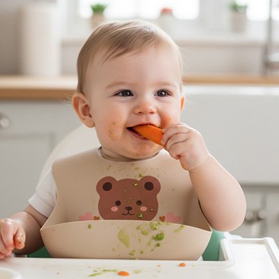 Bavoir silicone bebe