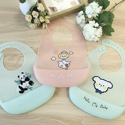 Bavoir silicone migon