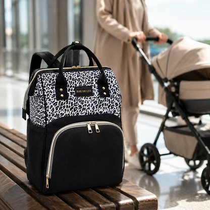 beau-sac-a-langer-leopard-pratique-poussette