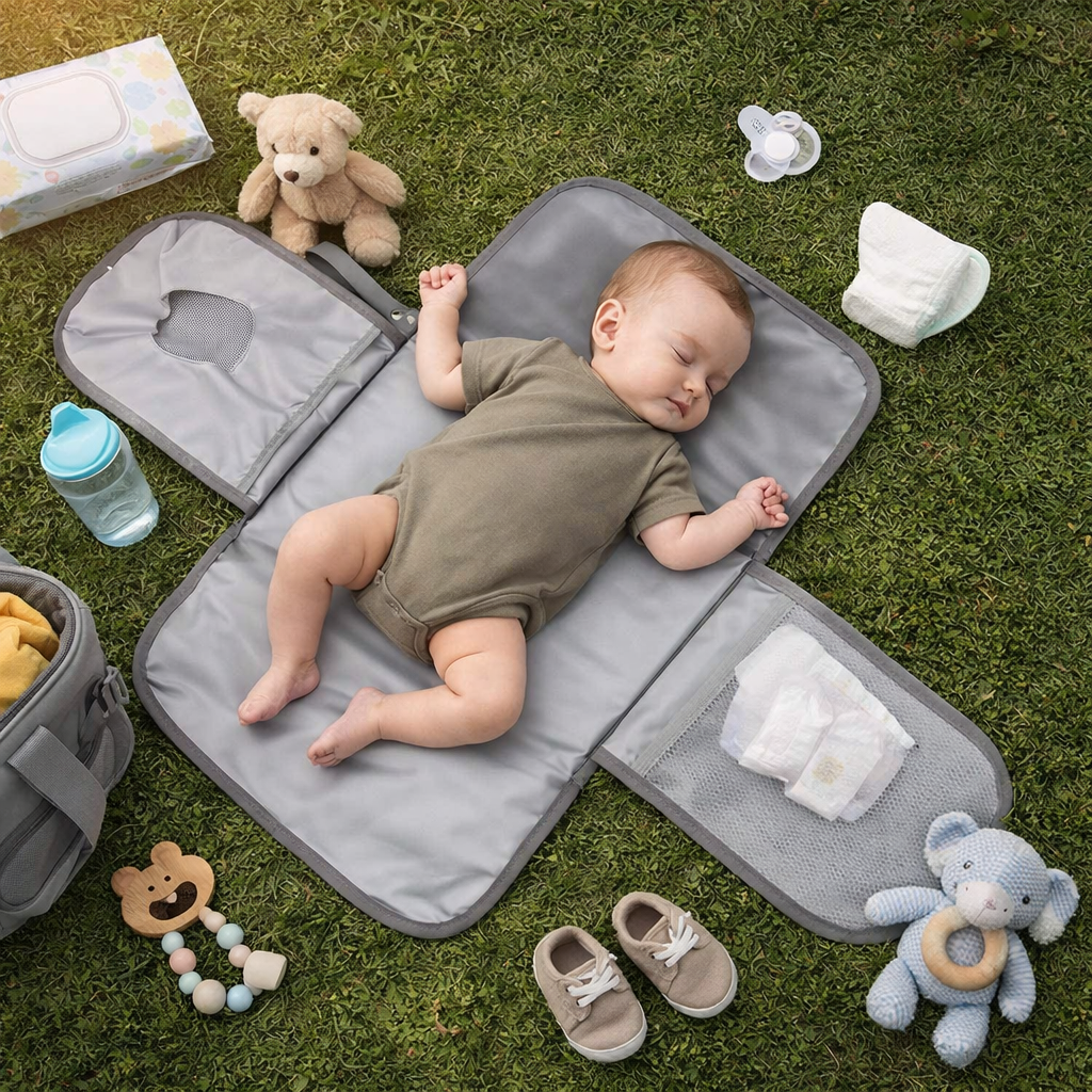 bebe-endormi-sur-tapis-a-langer