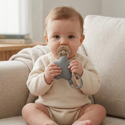 Boite a tetine bebe bleue