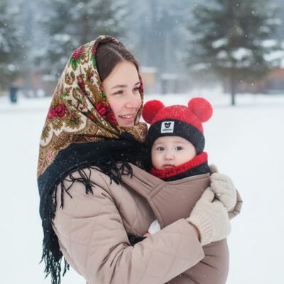Bonnet bebe avec pompon