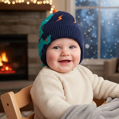 Bonnet bébé fille hiver