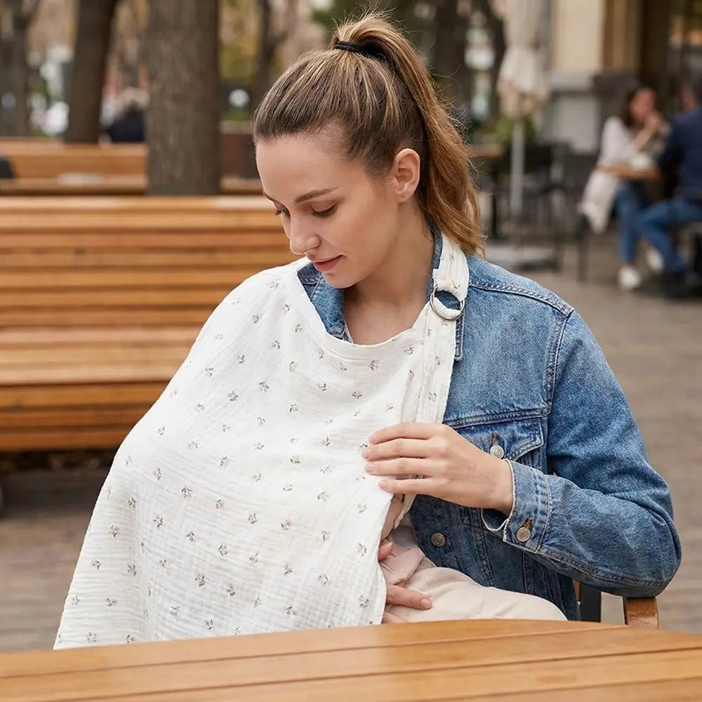 cache allaitement coton respirant