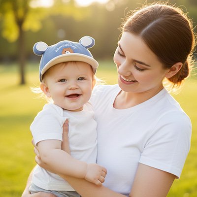 Casquette bebe ajustable
