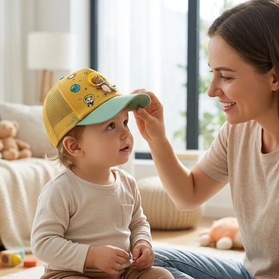 casquette bébé amusante et fraiche