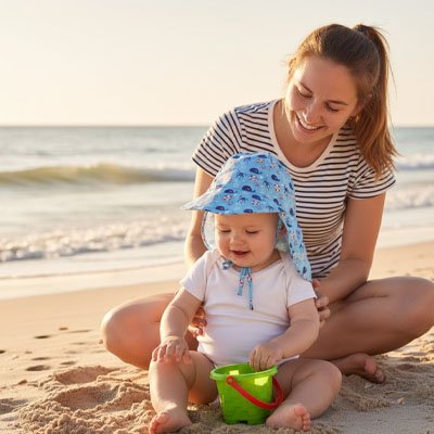 Casquette pour bebe pratique