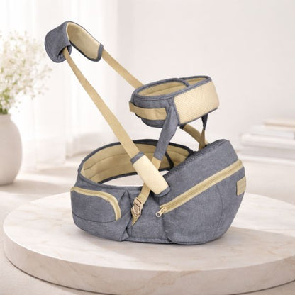 ceinture-porte-bebe-gris-jaune
