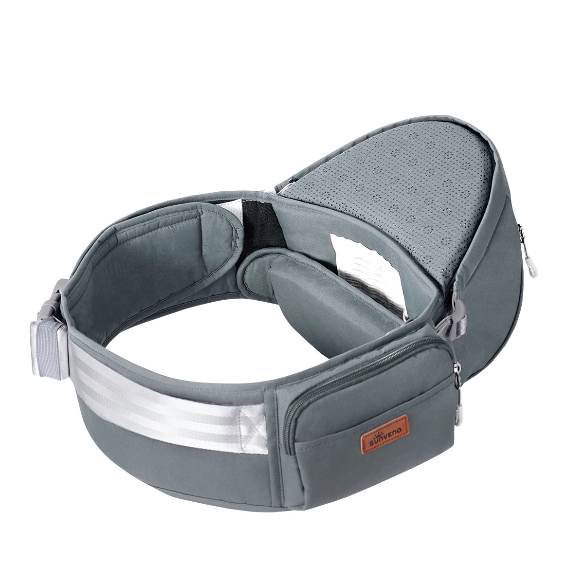 ceinture porte bebe grise sunveno