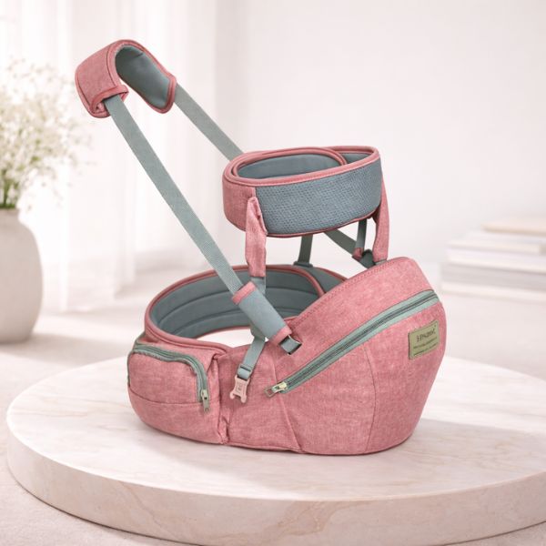 ceinture-porte-bebe-rose-gris