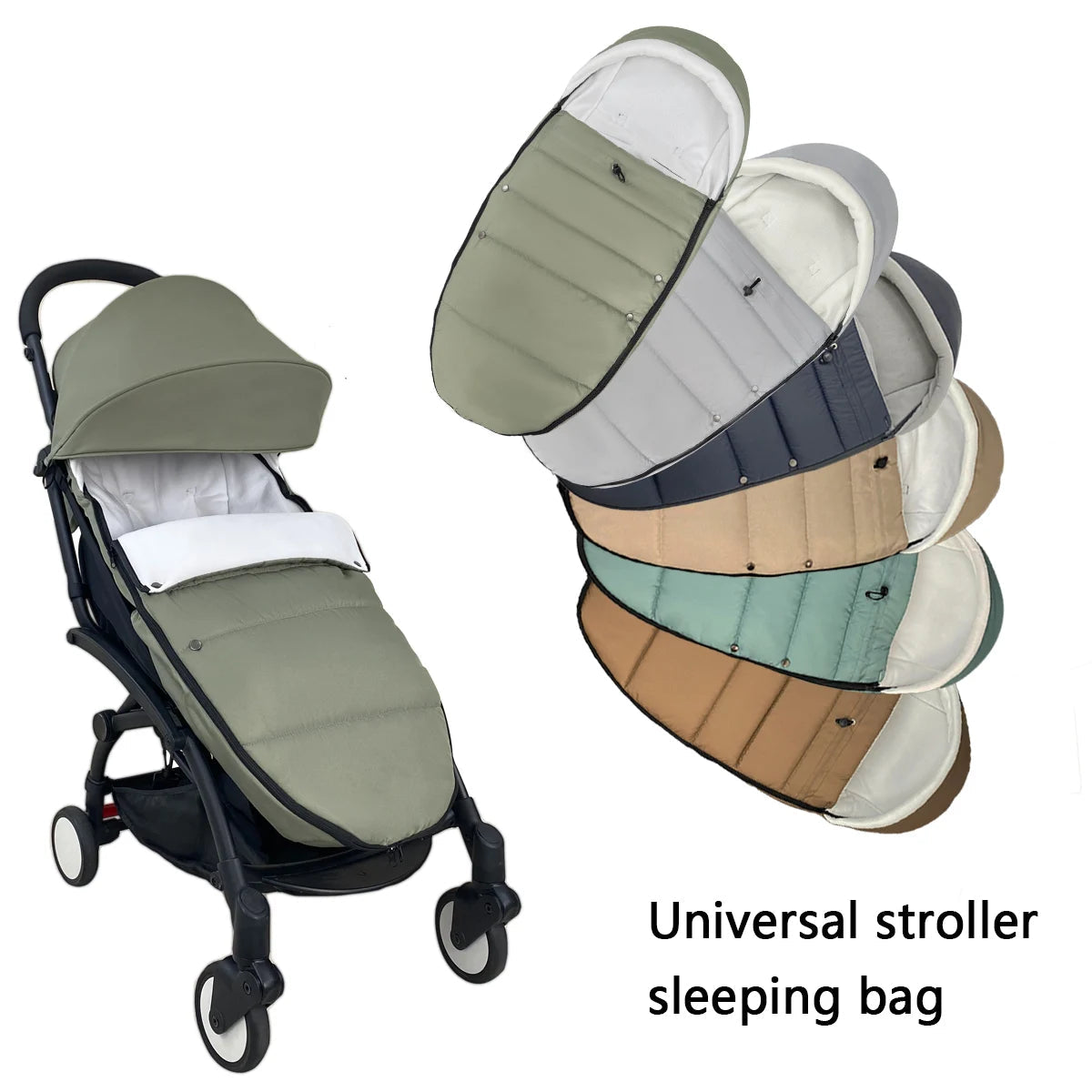 Chancelier bebe universel adaptable a la plupart des poussettes, disponible en plusieurs coloris pour habiller votre poussette.