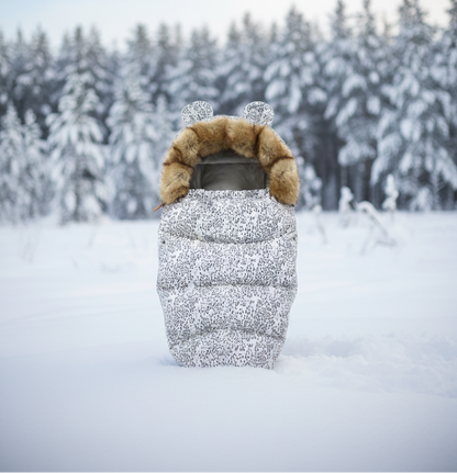 chanceliere-pour-bebe-en-poussette-points-gris