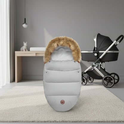 Chancelière poussette hiver Antartika™ coloris gris