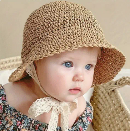 chapeau-bebe-fille-en-paille