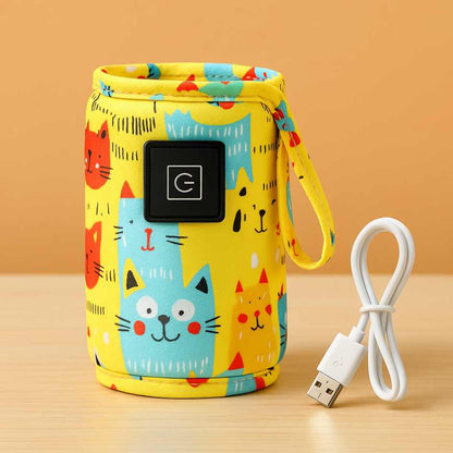 chauffe-biberon-nomade-animal-ultra-pratique-jaune