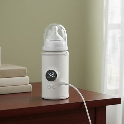 Chauffe biberon nomade blanc