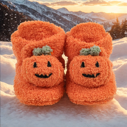 Chaussures Premier Pas Halloween | Citrouille Douillet