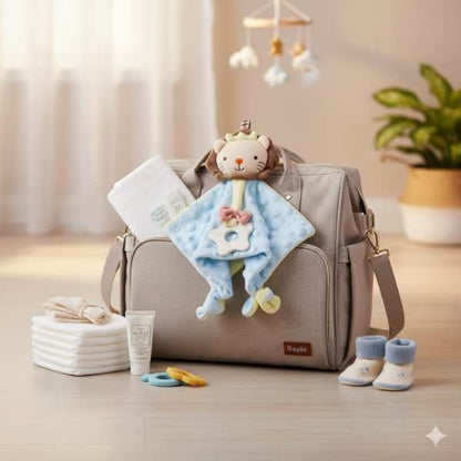doudou-lion-bleu-pour-bebe