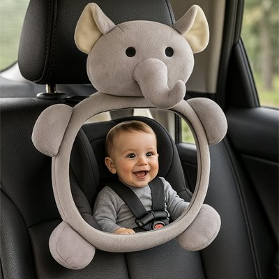 Miroir voiture bébé éléphant