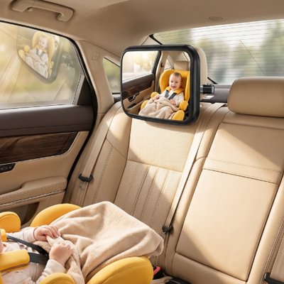 Miroir voiture pour bebe pratique