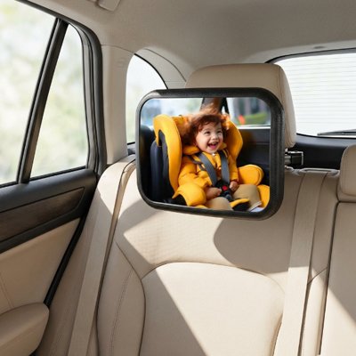 Miroir voiture pour bebe utile