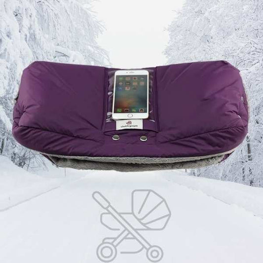 moufle-poussette-accessoire-violet