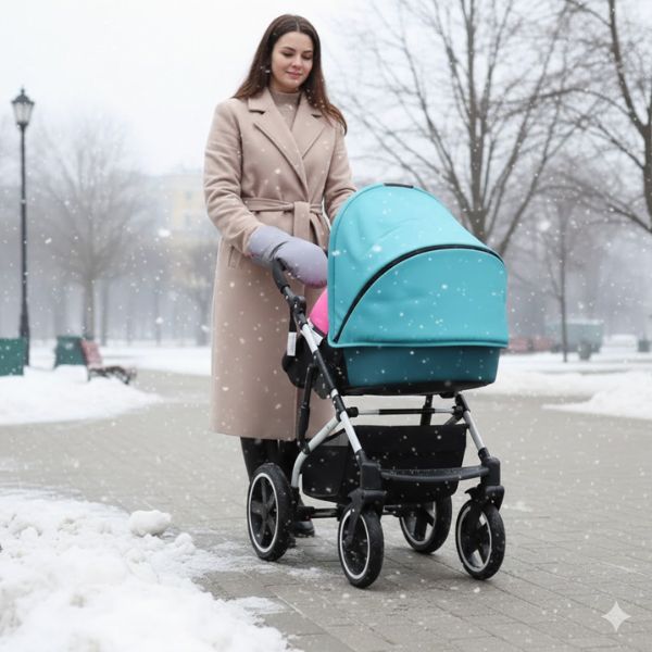 Moufles pour Poussette  Hiver | NomadFriz™