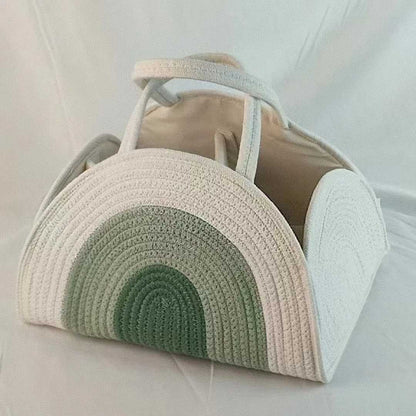 panier-de-rangement-bebe-pratique-et-elegant-vert