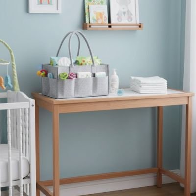 Panier rangement bebe discret