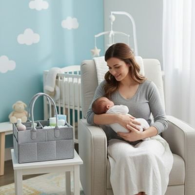 Panier rangement bebe du quotidien