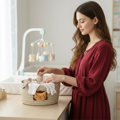 Panier rangement bebe organisation facile