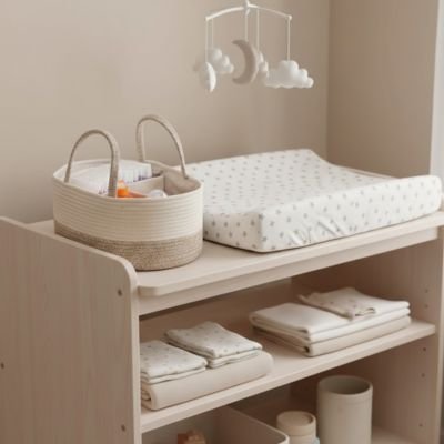 Panier rangement bébé pour table à langer