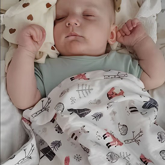 plaid bébé doux et aéré