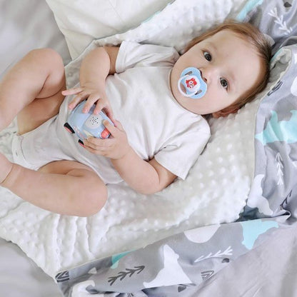 plaid bébé doux et coloré