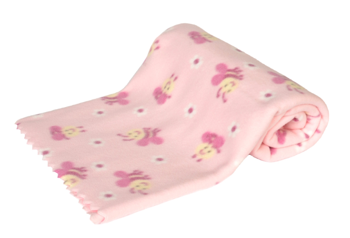 plaid-bebe-polaire-motif-abeille